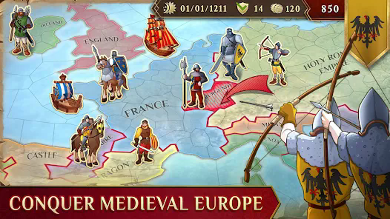 Timelines: Medieval War TBS screenshot