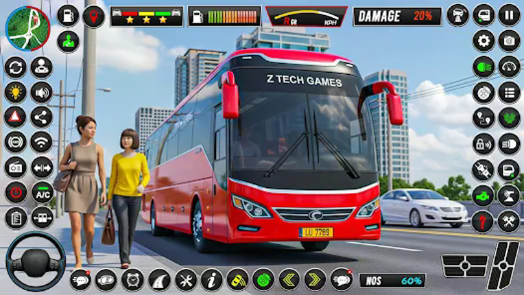 City Coach Bus Driving Bus Sim screenshot