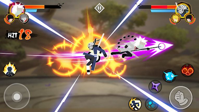 Stickman Ninja 3v3 Battle screenshot