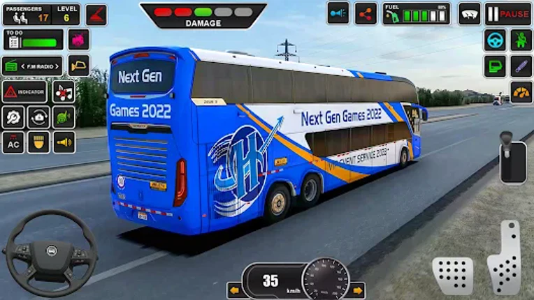 Real Offroad Bus Driving 3D Image