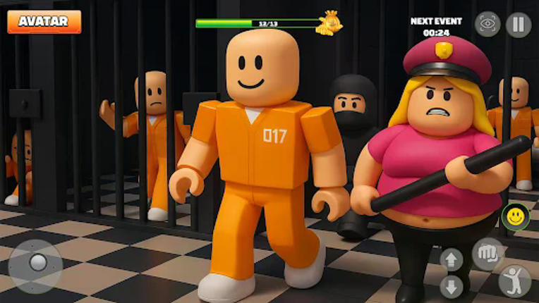 Obby Parkour: Prison Runner 3D screenshot