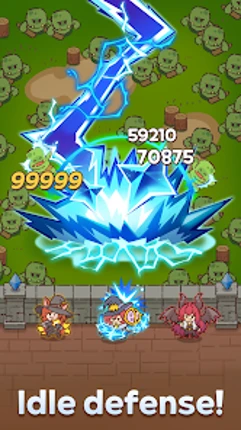 Magic Defense : Idle Defense screenshot