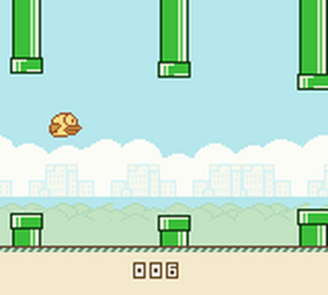 Flappy Bird Gameboy screenshot