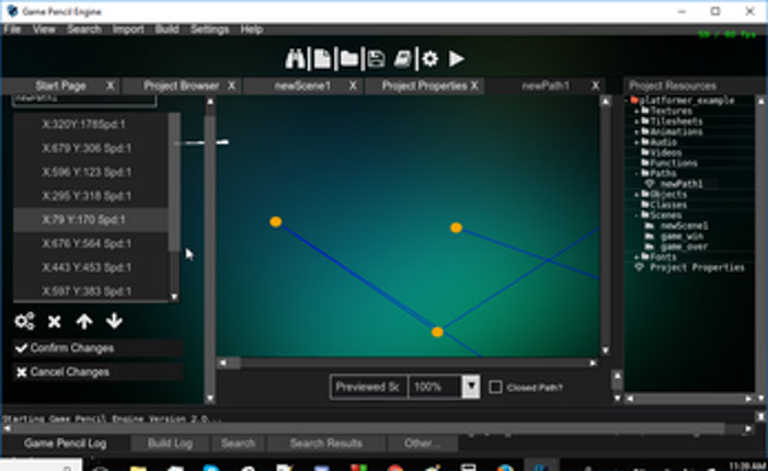Game Pencil Engine screenshot