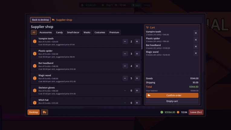Halloween Shop Simulator Image