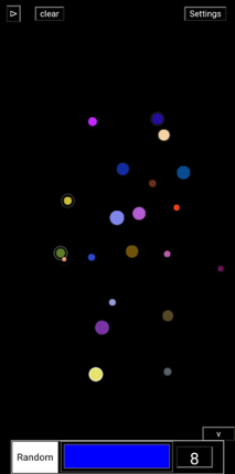 Html simple universe simulator Image