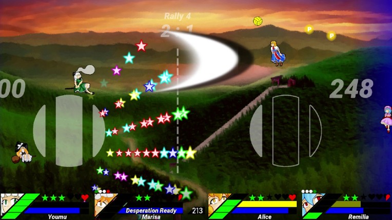 Touhou Volleyball Danmaku screenshot