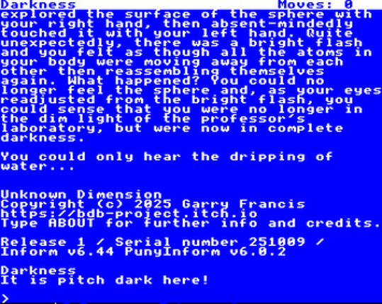 Unknown Dimension screenshot