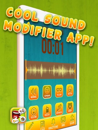 Voice Changer Audio Effects – Cool Sound Record.er and Speech Modifier App screenshot