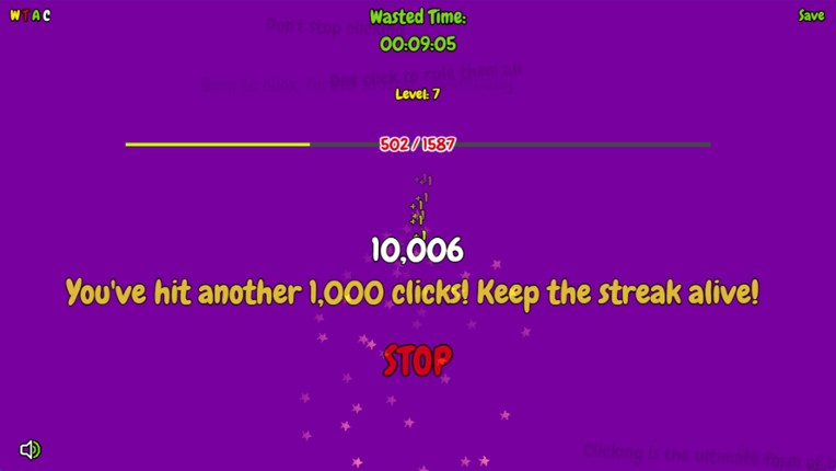Waste Time Auto Clicker screenshot