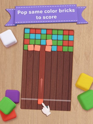 Woody Pop: Color Brick Breaker screenshot