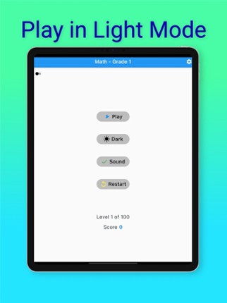 1st Grade Math Challenge screenshot