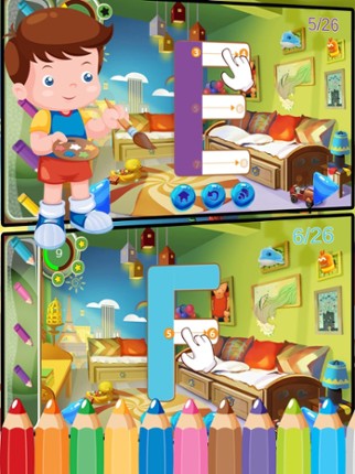 ABC Alphabet Phonics Coloring Book - English Vocabulary For Preschool Kids Games screenshot