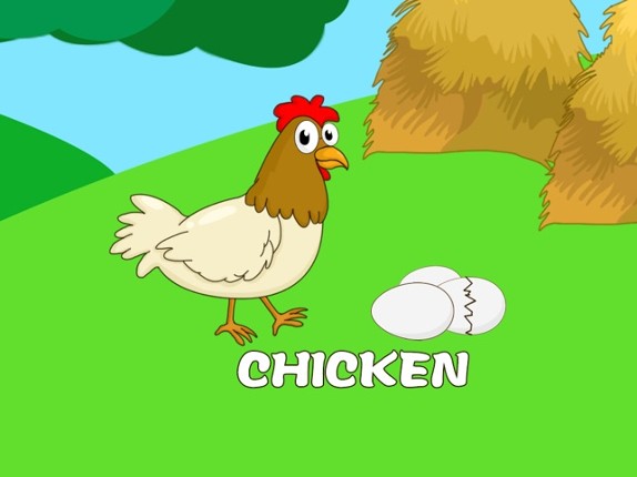 Anna's animals farm house - (Happy Box)free english learning toddler games screenshot