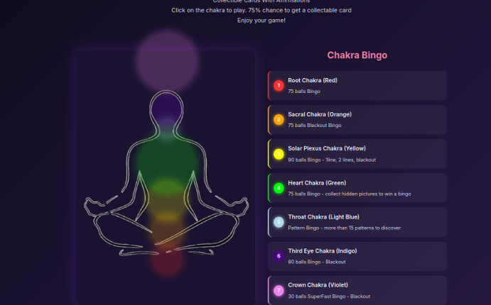 Bingo Chakras Image