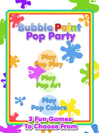 Bubble Paint Pop Party Image