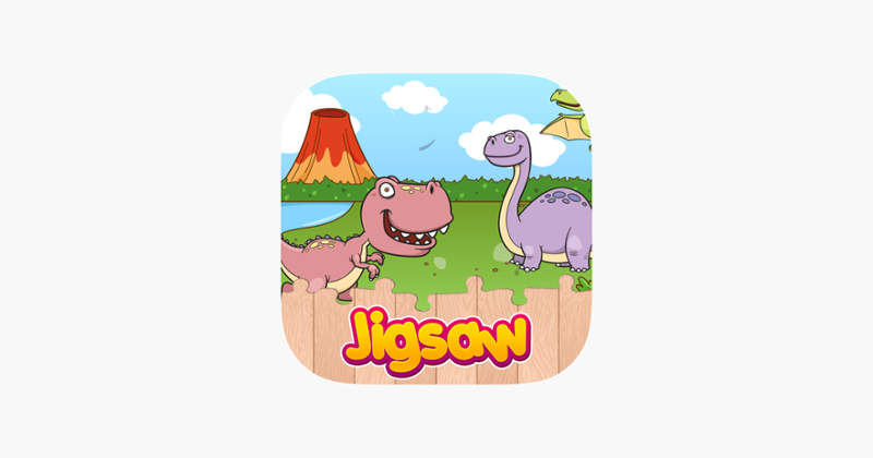 Dinosaur Fossil: Jigsaw Puzzle Preschool Toddler Game Cover