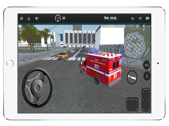Emergency Ambulance Car Driver screenshot