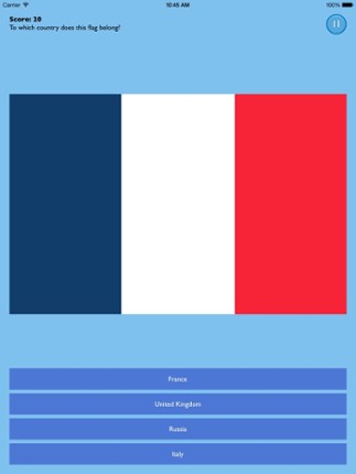 European Flags Challenge screenshot