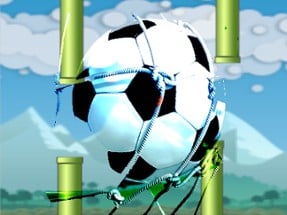 Flying football- Flapper Soccer Game Image