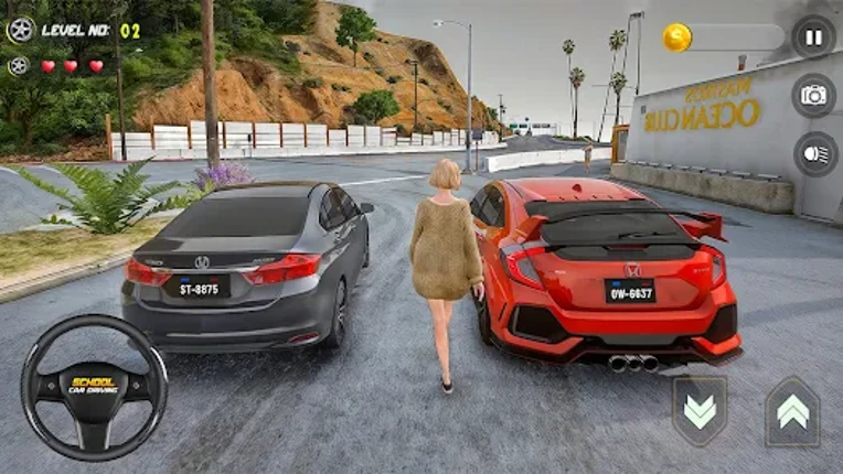 Car Driving School US Car 3D screenshot