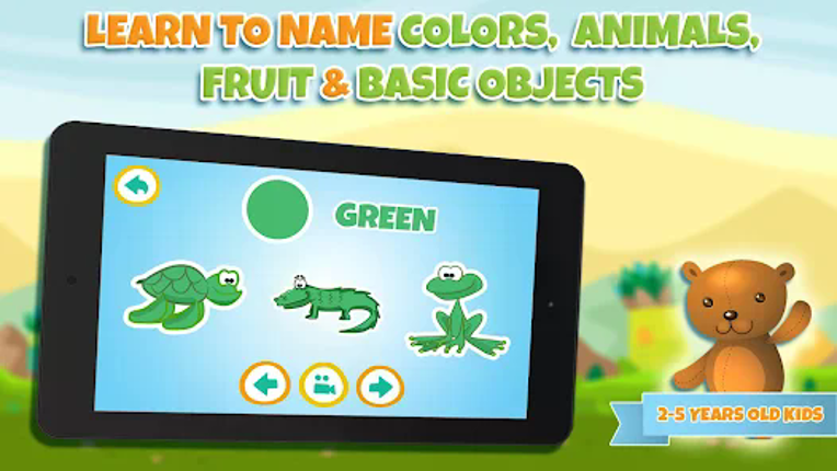 Learning colors for toddlers screenshot