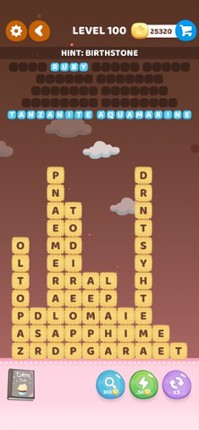 Stack Cookies Word Puzzle Game screenshot