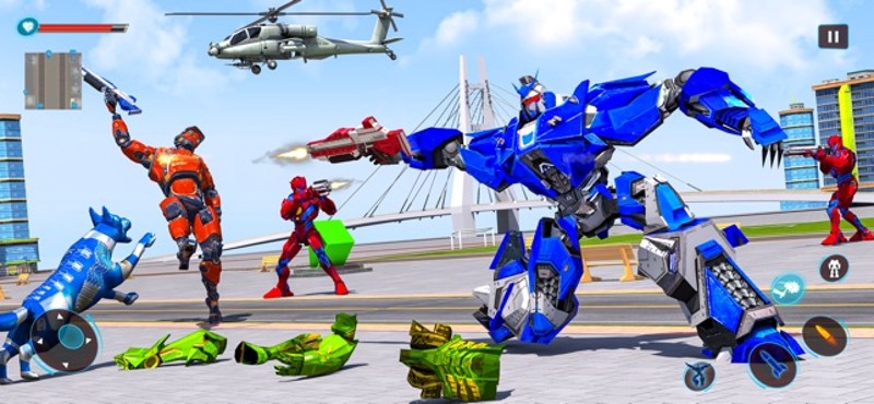 US Police Dog Robot Games Image