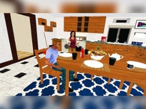 Virtual Mom happy life Game 3D Image