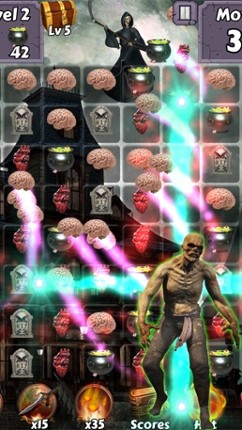 Zombie Mania Halloween World - Free puzzle games for trick or treat screenshot