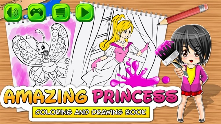 Amazing Princess Coloring In screenshot