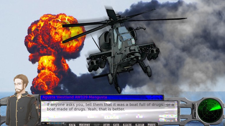 Attack Helicopter Dating Simulator screenshot