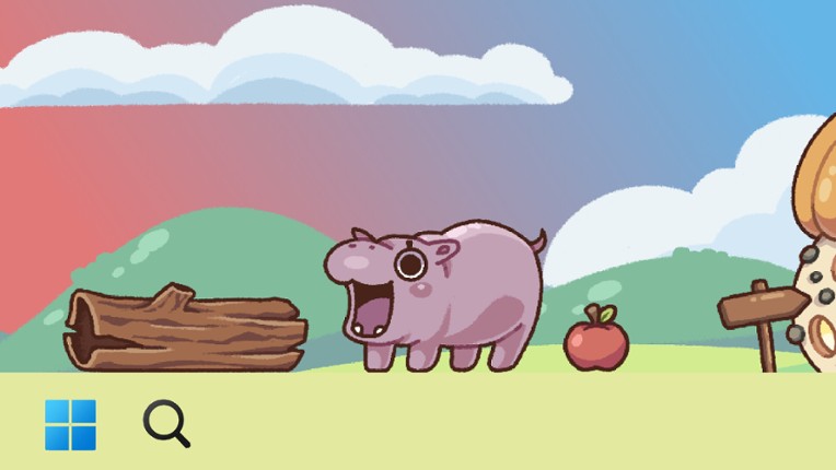 Baby Pygmy Hippo Zoo screenshot