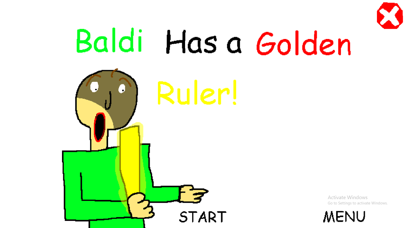 Games like Baldi Has a Golden Ruler!