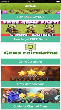 Base Layouts &amp; Guide for CoC screenshot