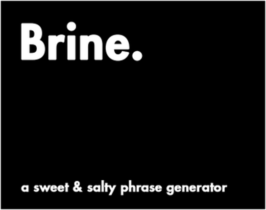 Brine. Image