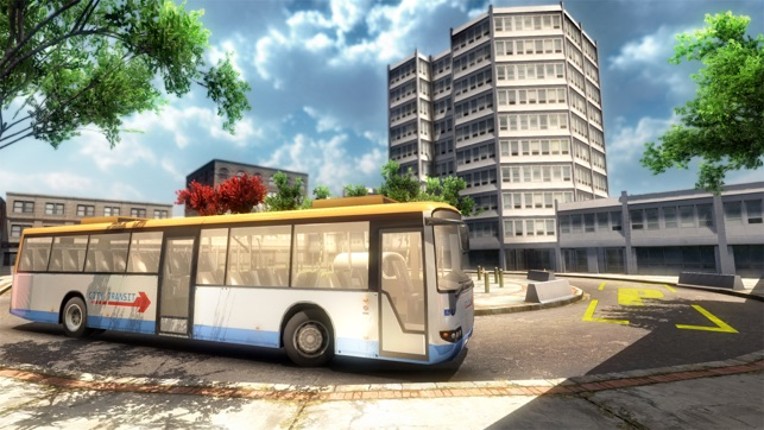 Bus Parking - Realistic Driving Simulation Free 2016 screenshot