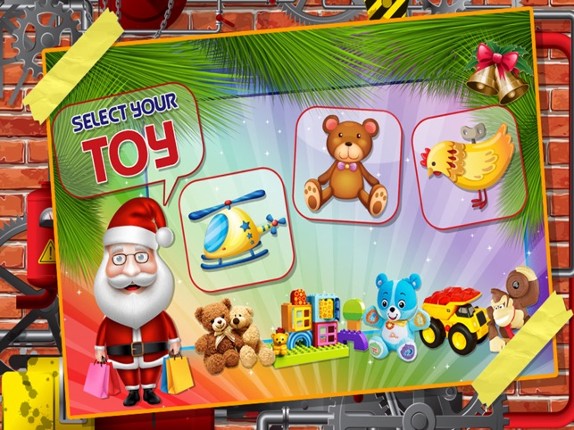 Christmas Toys Factory simulator game - Learn how to make Toys &amp; Christmas gifts in Factory with Santa Claus Image