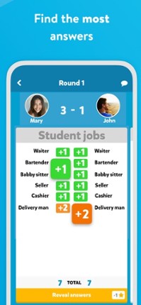 Fight List - Categories Game screenshot