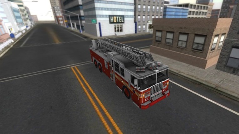 Fire-fighter 911 Emergency Truck Rescue Sim-ulator screenshot