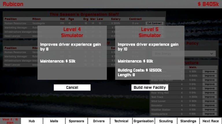 Formula Racing Manager screenshot