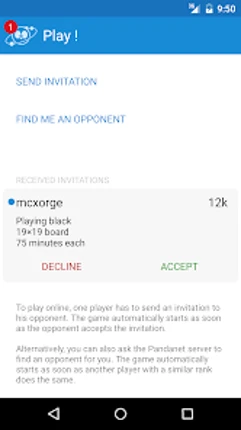 Pandanet(Go) -Internet Go Game Image