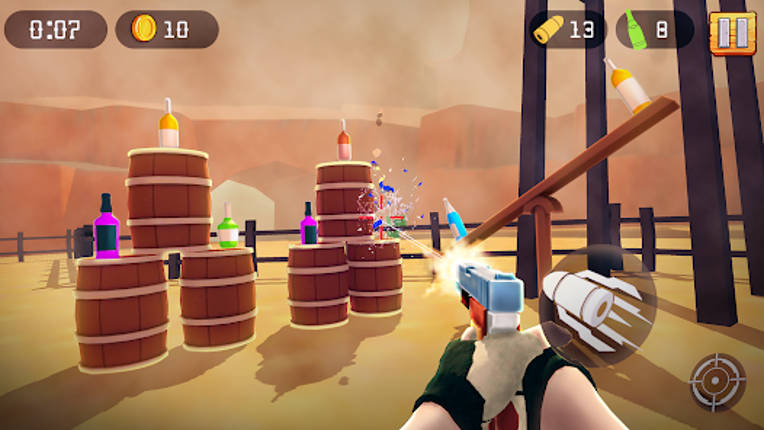 Bottle Shooting Game screenshot