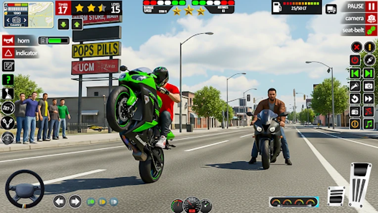 Moto Bike Traffic Rider Games screenshot