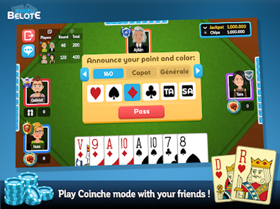 Exoty Online Belote & Coinche screenshot