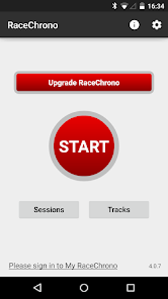 RaceChrono screenshot