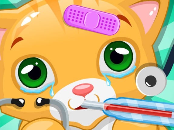 Little Cat Doctor Pet Vet Game Image