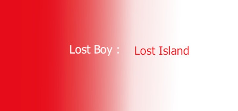 Lost Boy : Lost Island Game Cover