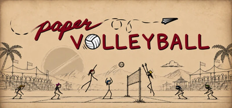 Paper Volleyball Image