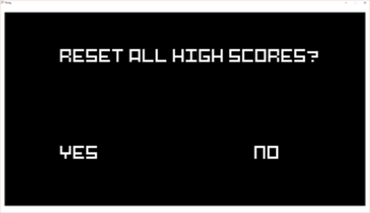 Pong screenshot